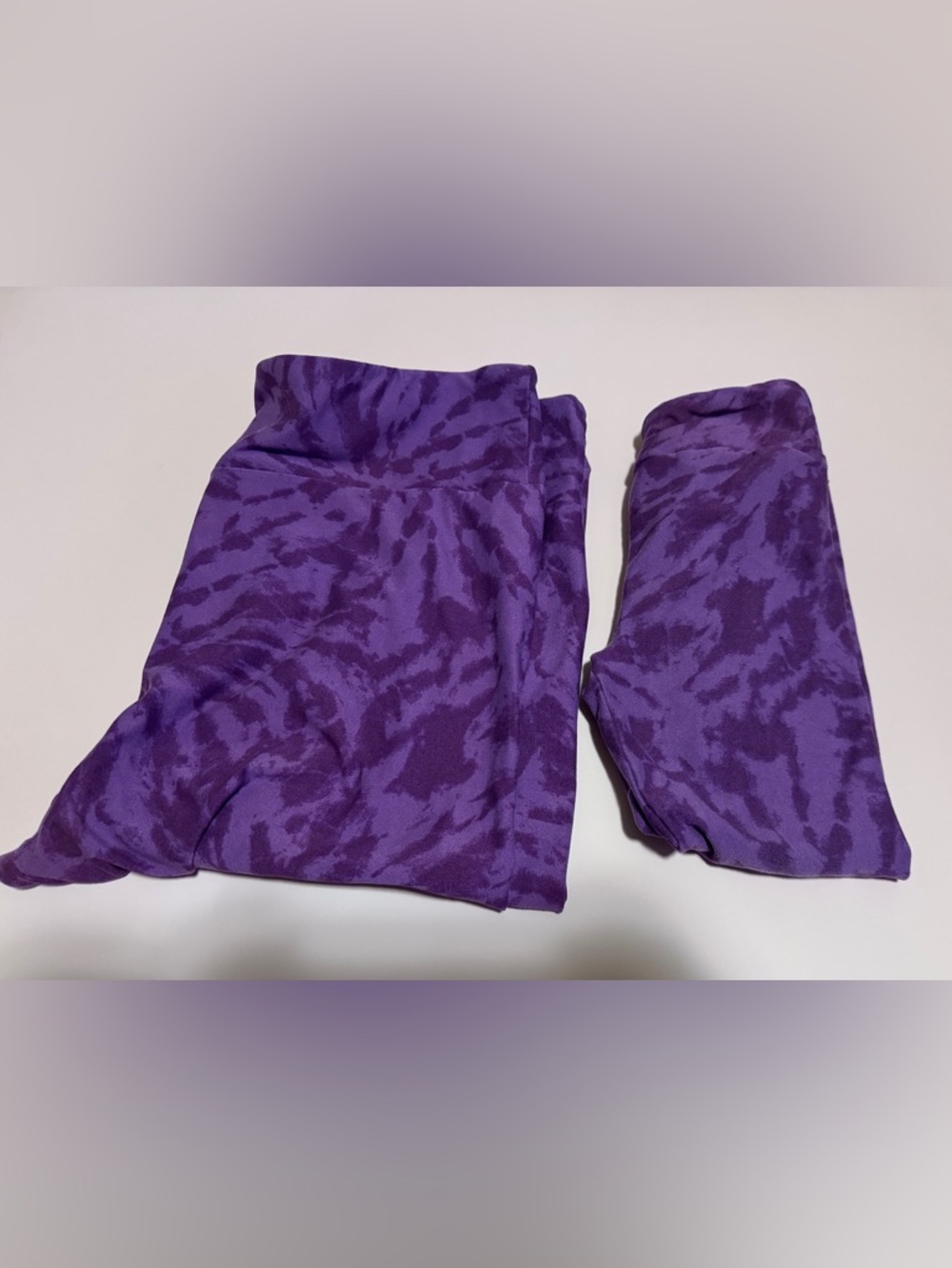 LuLaRoe LLR Purple Leggings Mommy and Me TC and S/M